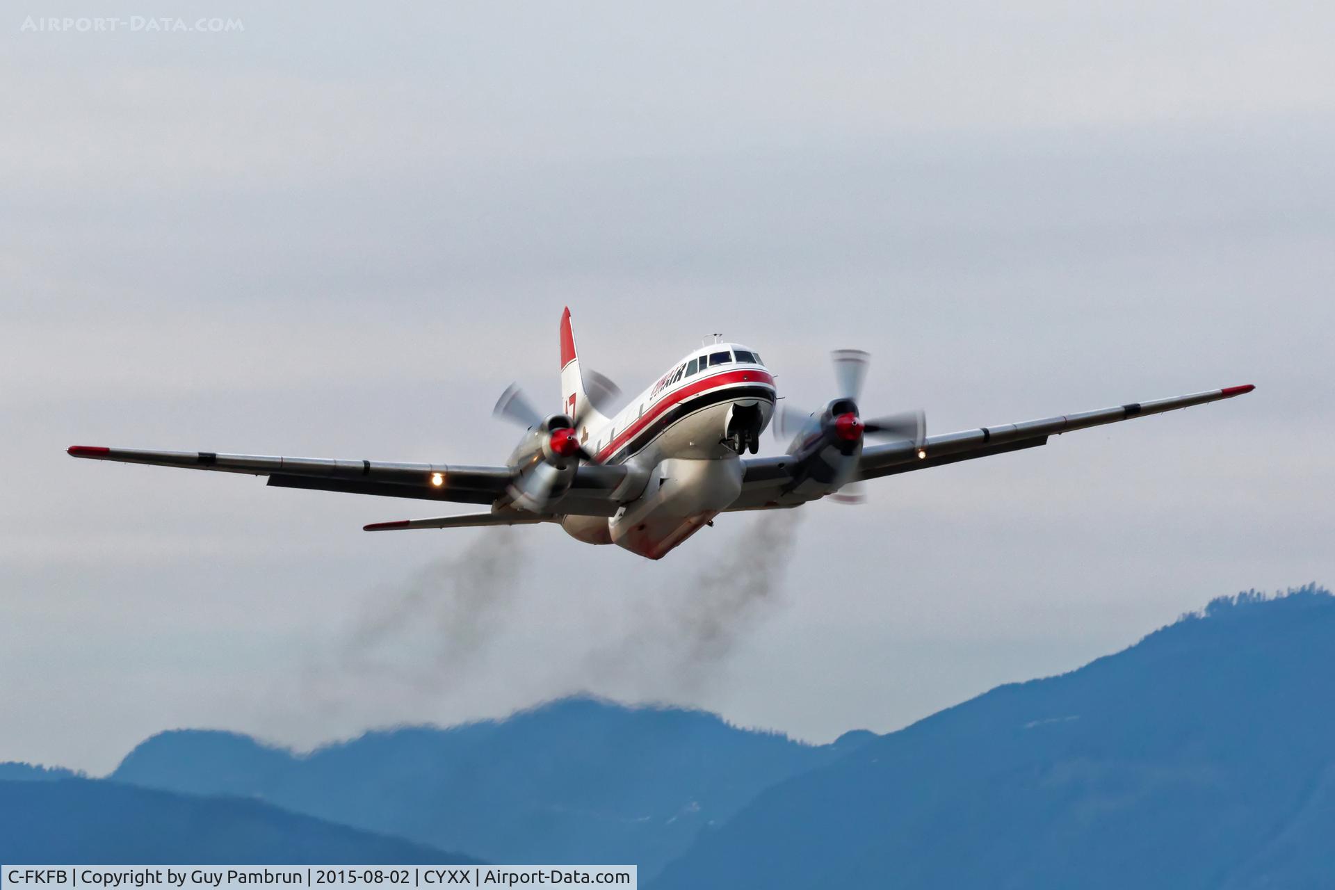 C-FKFB, 1953 Convair 340-31 C/N 57, Departing