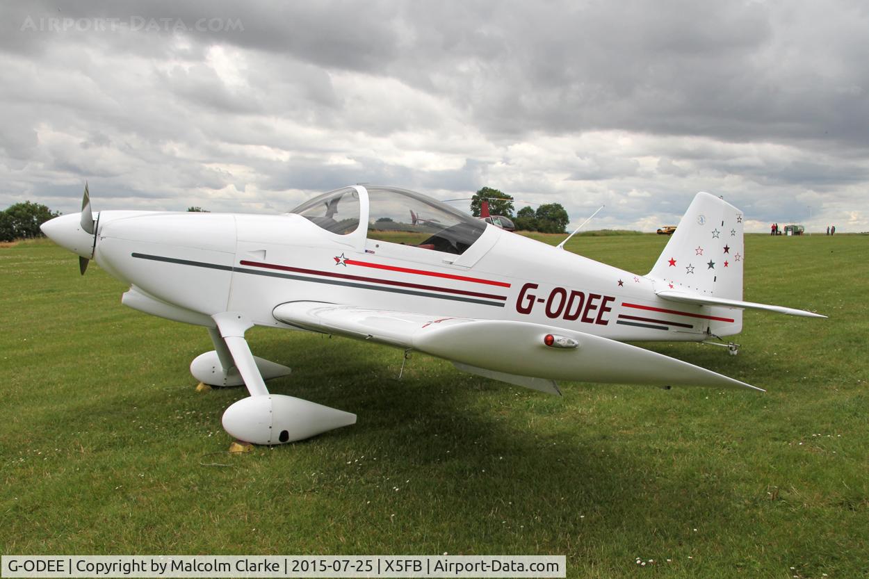 G-ODEE, 2002 Vans RV-6 C/N PFA 181A-13173, Vans RV-6 at Fishburn Airfield, July 25th 2015.