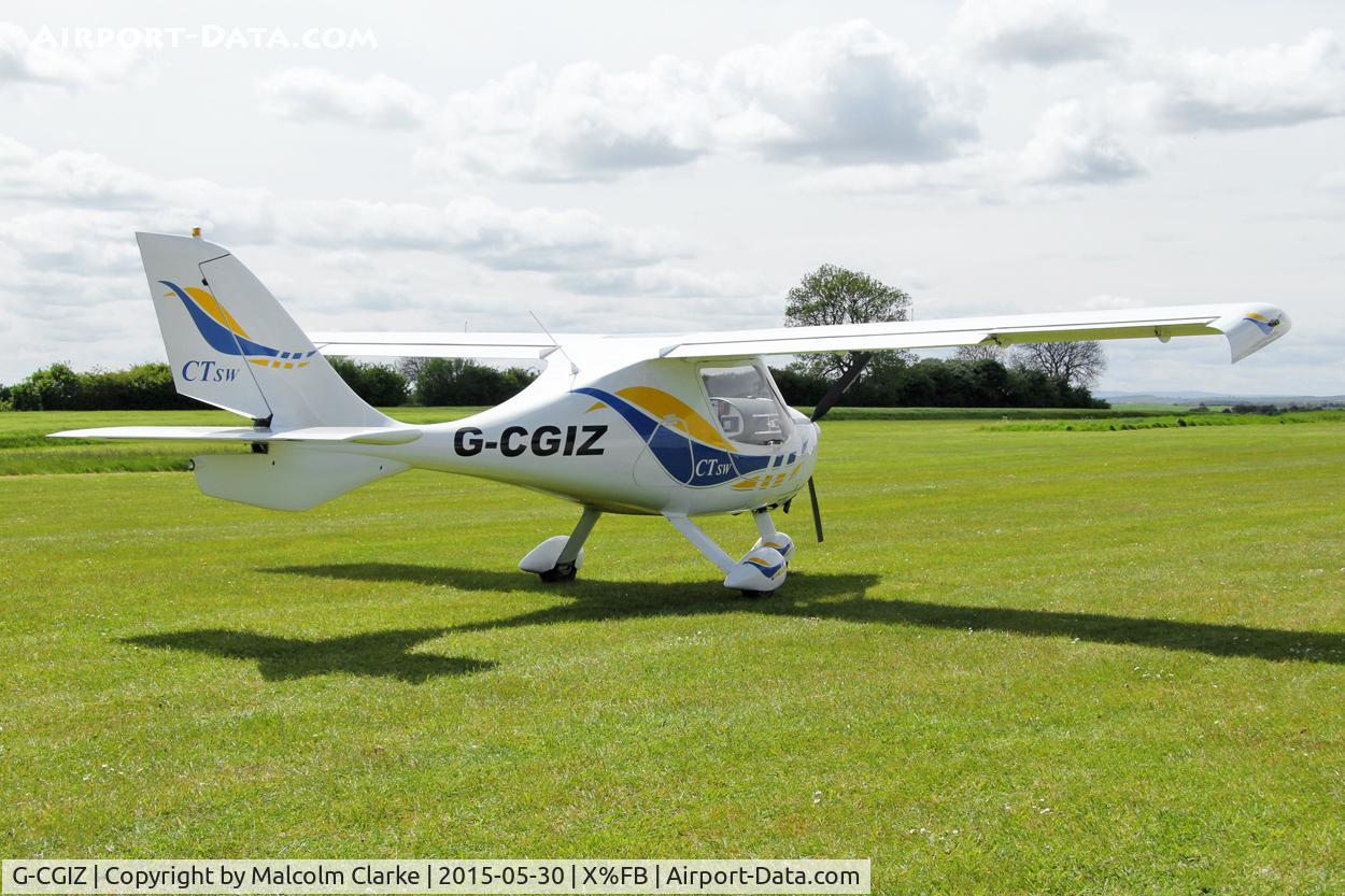 G-CGIZ, 2010 Flight Design CTSW C/N 8512, Flight Design at Fishburn Airfield, May 30th 2015.