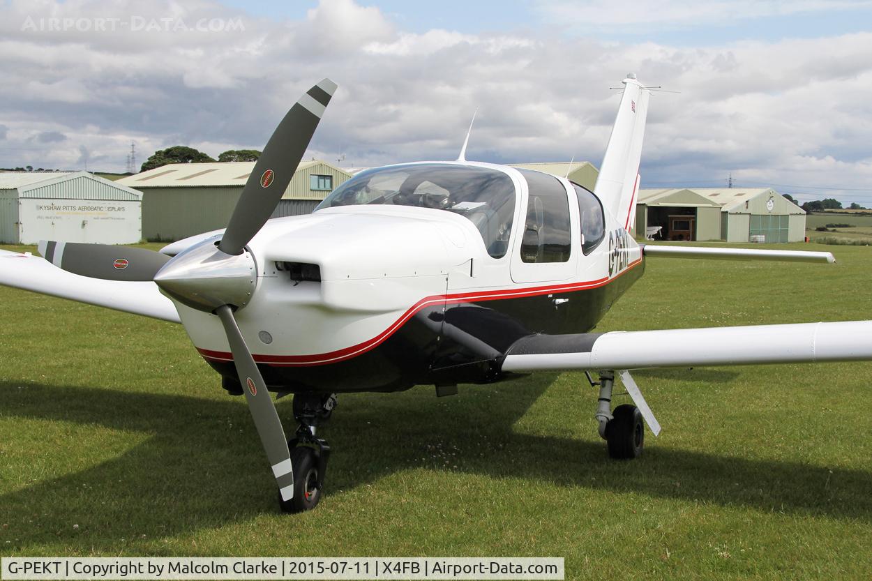 G-PEKT, 1985 Socata TB-20 Trinidad C/N 532, Socata TB-20 Trinidad at Fishburn Airfield, July 11th 2015.