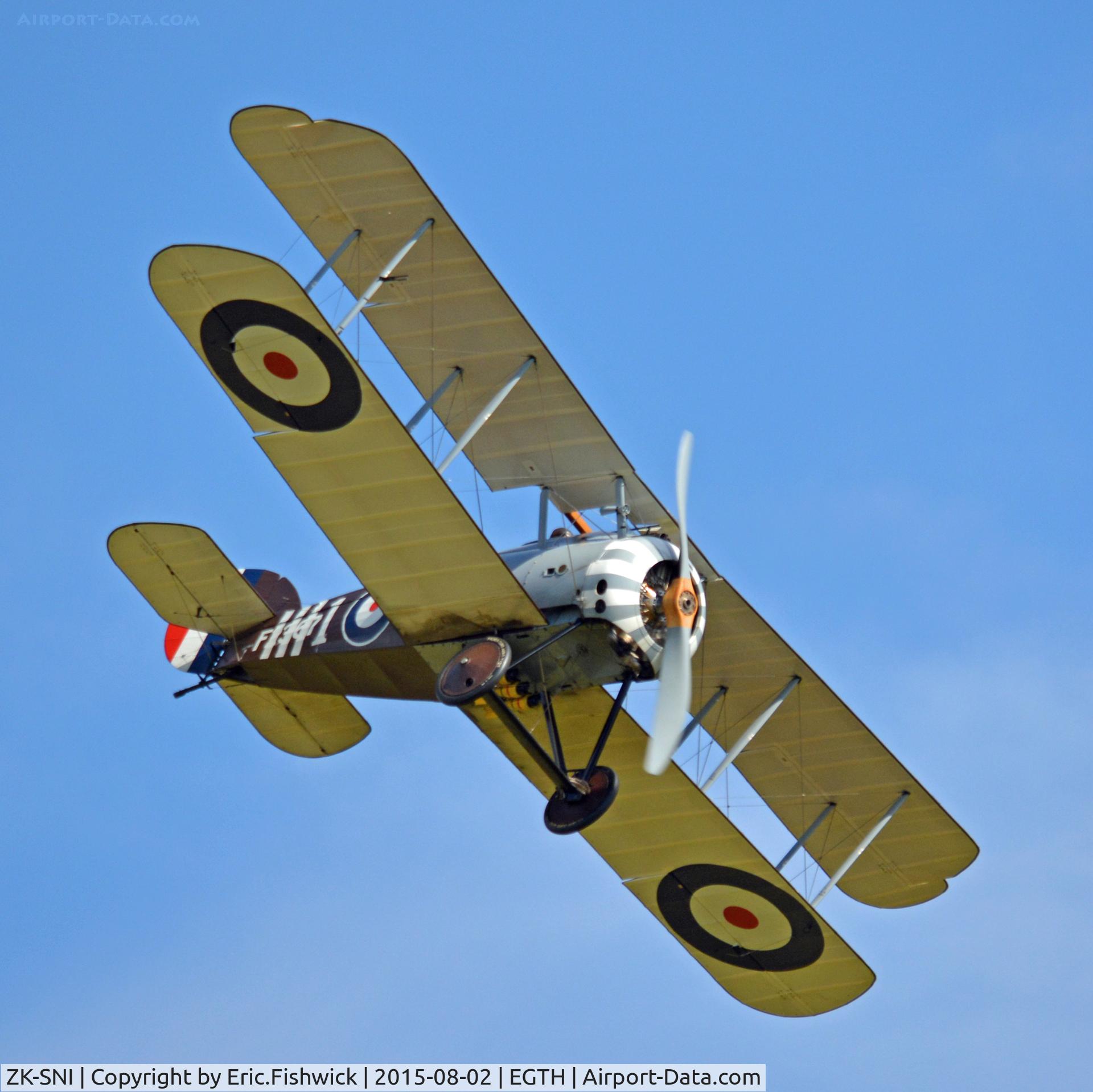 ZK-SNI, 2011 The Vintage Aviator Sopwith 7F-1 Snipe Replica C/N 0112, 44. A very agile Snipe in display mode at The Shuttleworth Wings and Wheels Airshow, Aug. 2015.