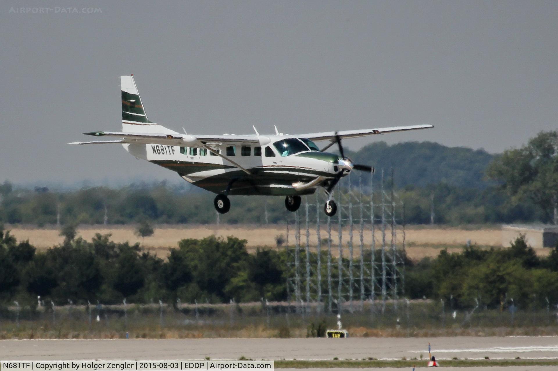 N681TF, 2008 Cessna 208B C/N 208B2046, A Cessna operated by Cessna on visit in LEJ...