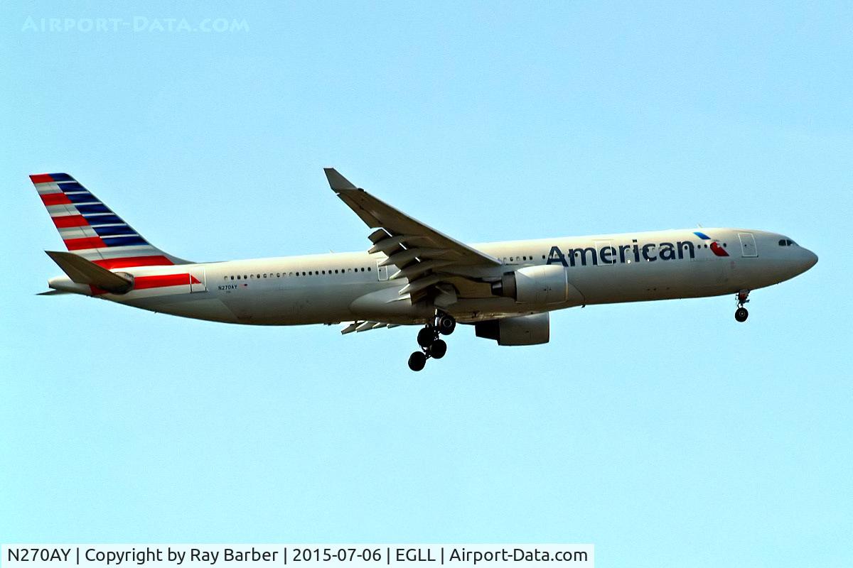 N270AY, 2000 Airbus A330-323 C/N 0315, Airbus A330-323X [315] (American Airlines) Home~G 06/07/2015. On approach 27L.