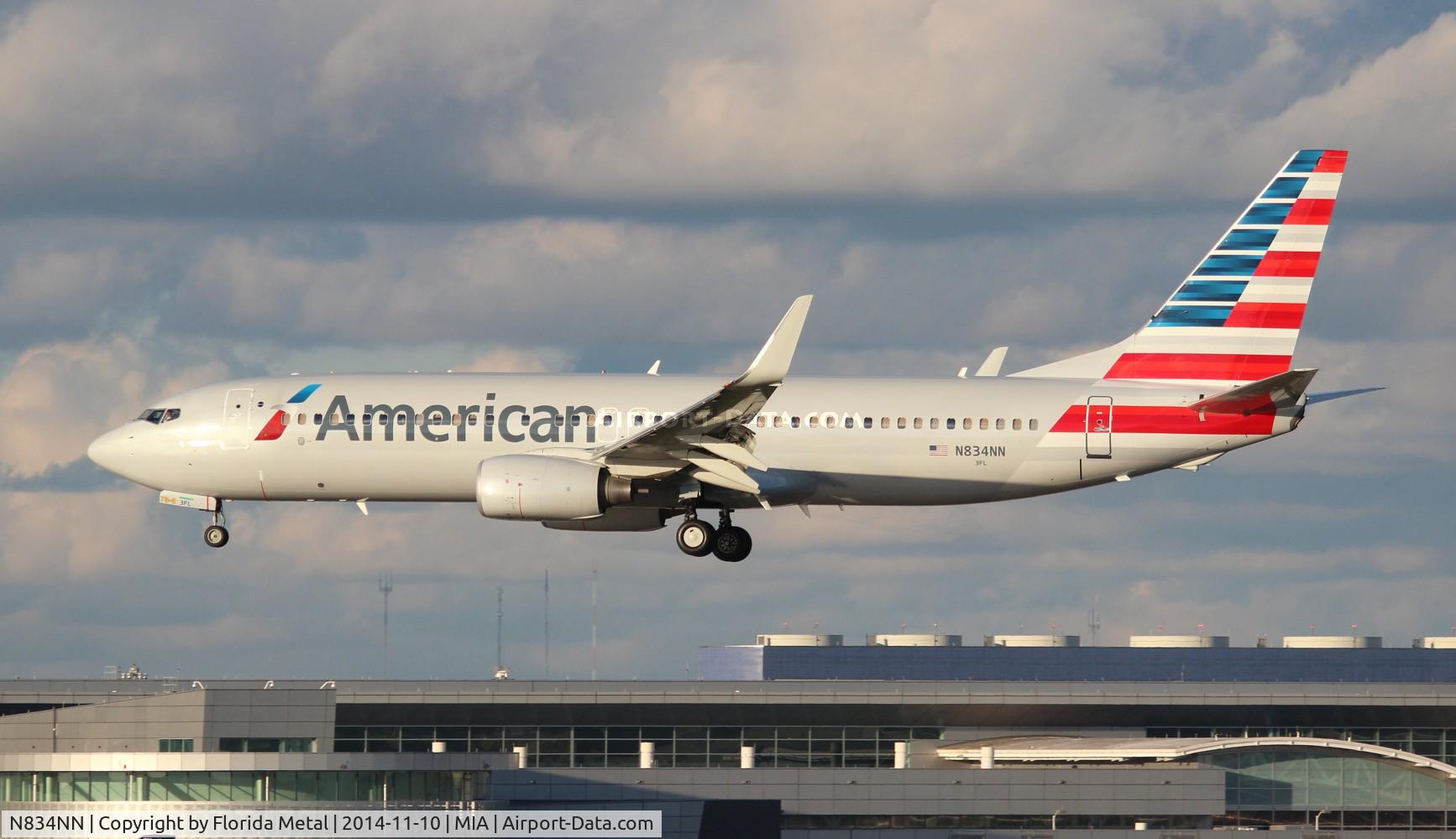 N834NN, 2010 Boeing 737-823 C/N 29576, American