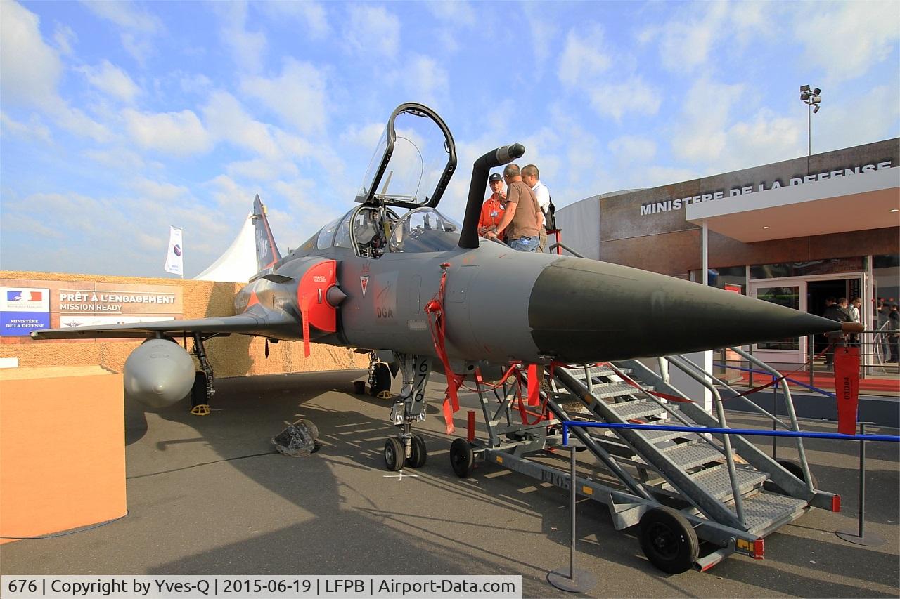 676, Dassault Mirage 2000D C/N 550, Dassault Mirage 2000D, Static display, Paris-Le Bourget (LFPB-LBG) Air show 2015