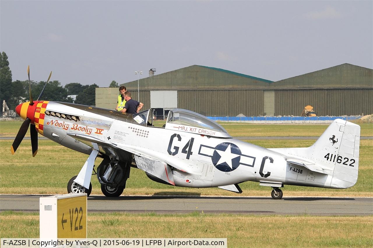 F-AZSB, 1944 North American P-51D Mustang C/N 122-40967, North American P-51D Mustang, Paris-Le Bourget (LFPB-LBG) Air show 2015