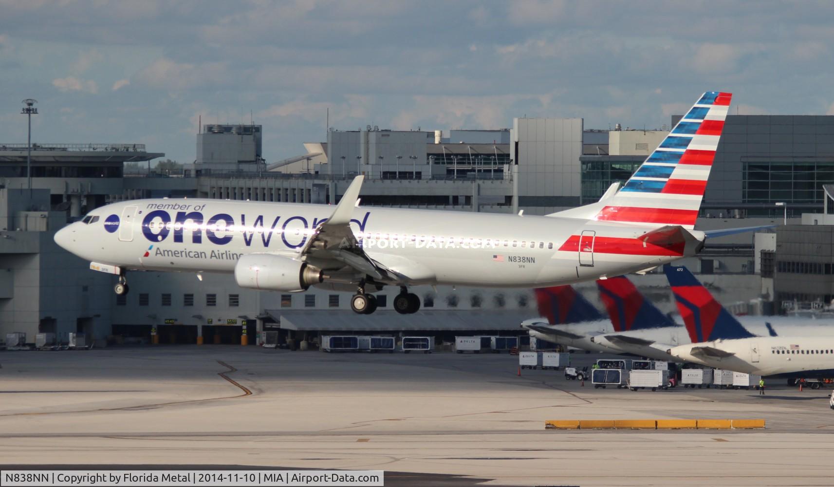 N838NN, 2010 Boeing 737-823 C/N 31097, American