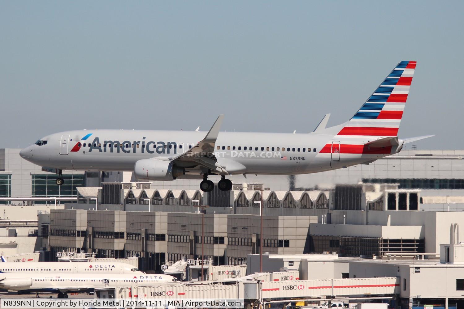 N839NN, 2010 Boeing 737-823 C/N 29557, American
