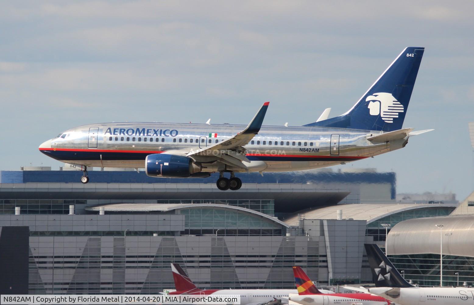 N842AM, 2005 Boeing 737-752 C/N 32842, Aeromexico