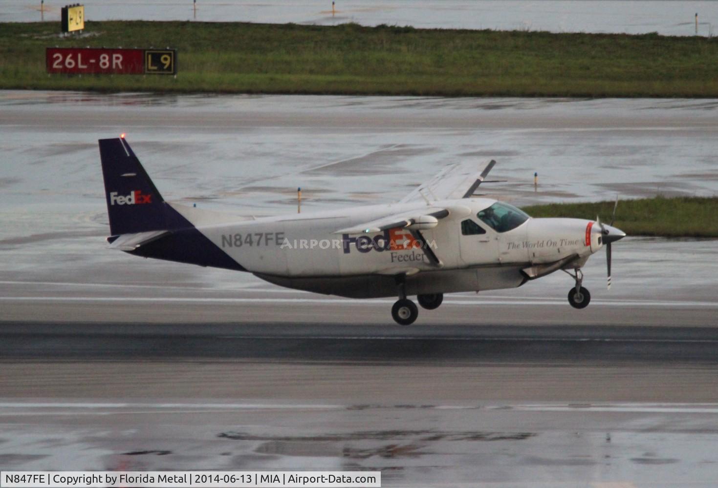 N847FE, 1989 Cessna 208B C/N 208B0156, Fed Ex Feeder Caravan