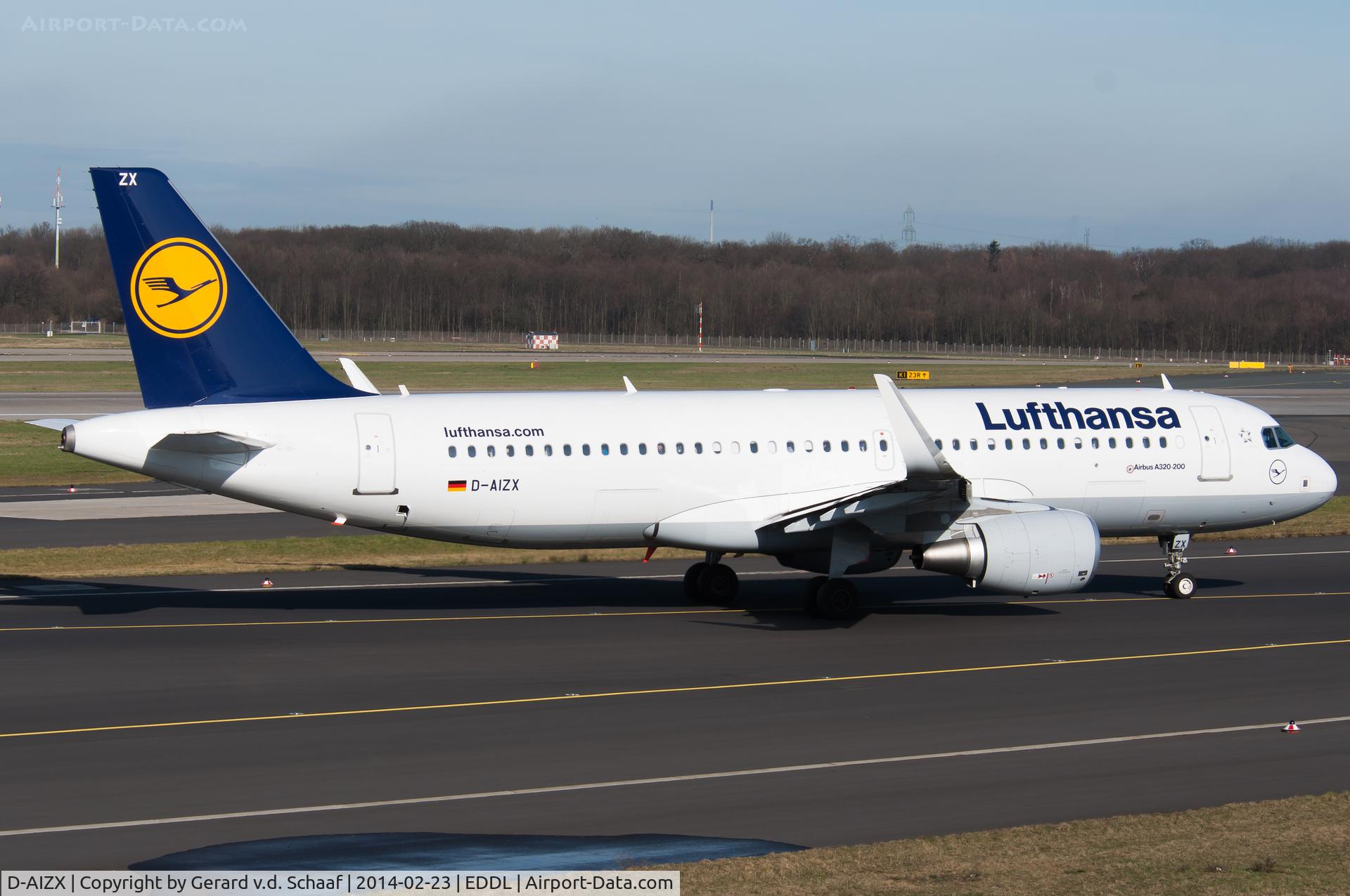 D-AIZX, 2013 Airbus A320-214 C/N 5741, Düsseldorf, February 2014