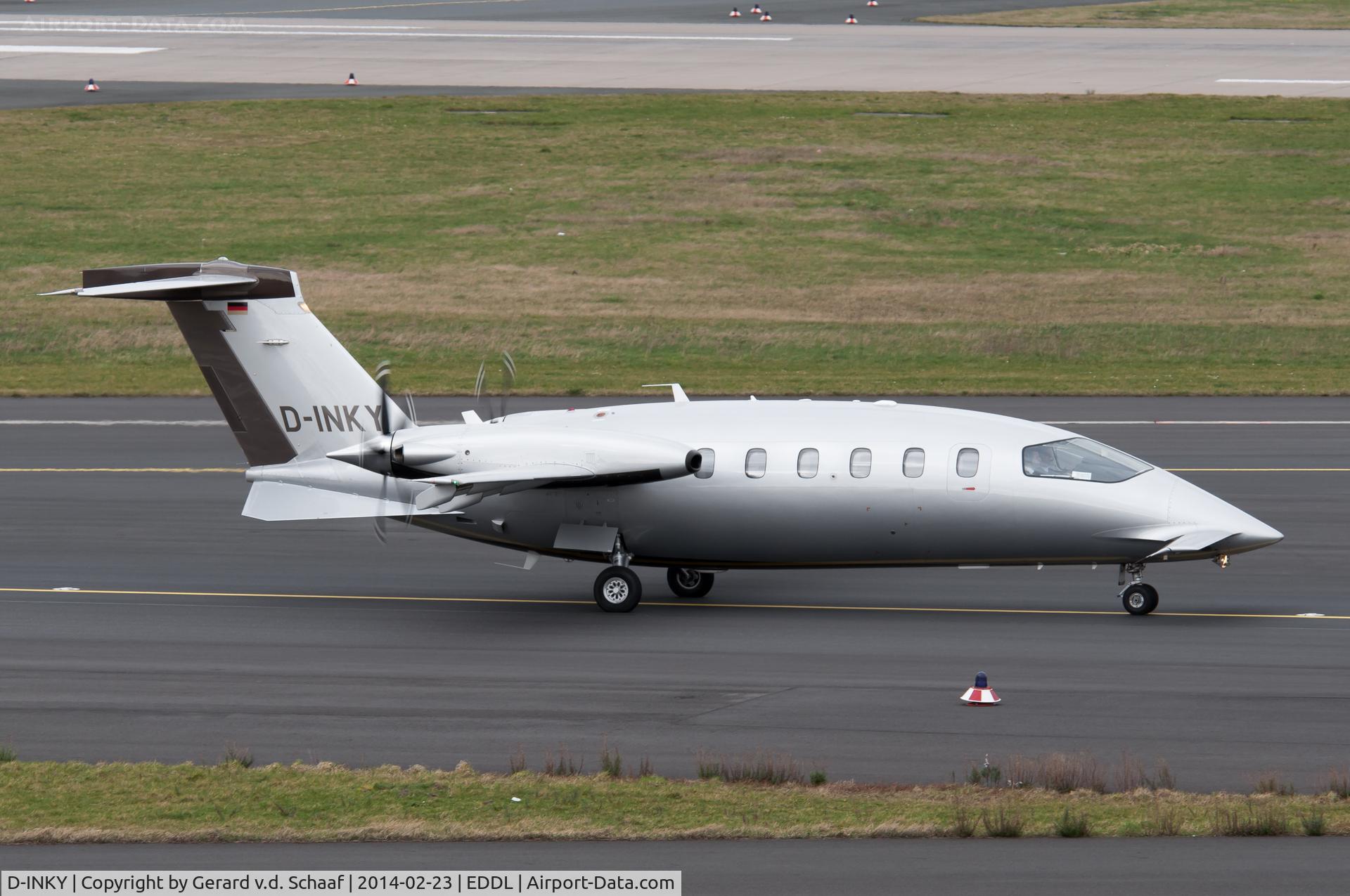 D-INKY, 2008 Piaggio P-180 Avanti C/N 1162, Düsseldorf, February 2014