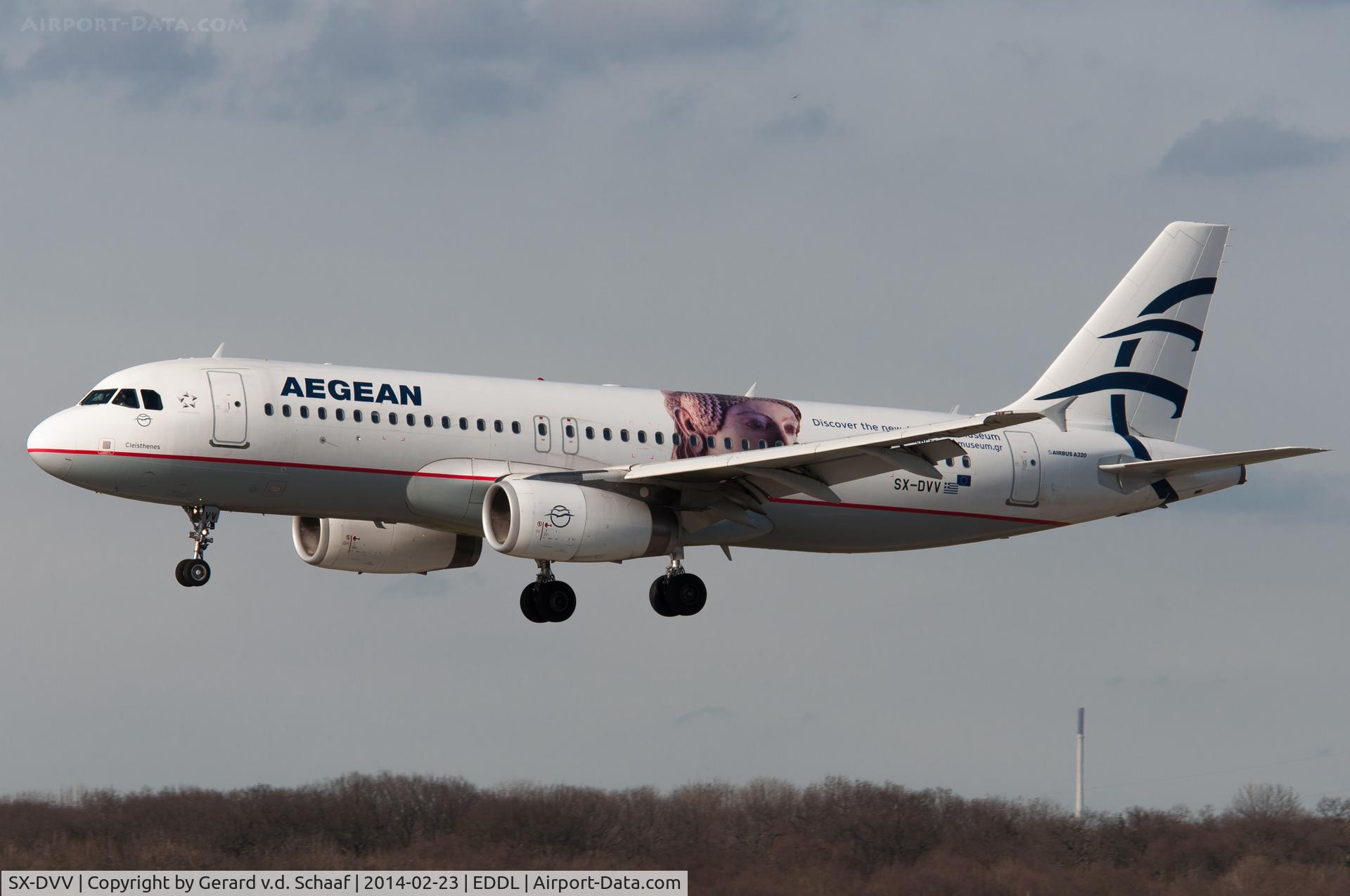 SX-DVV, 2009 Airbus A320-232 C/N 3773, Düsseldorf, February 2014
