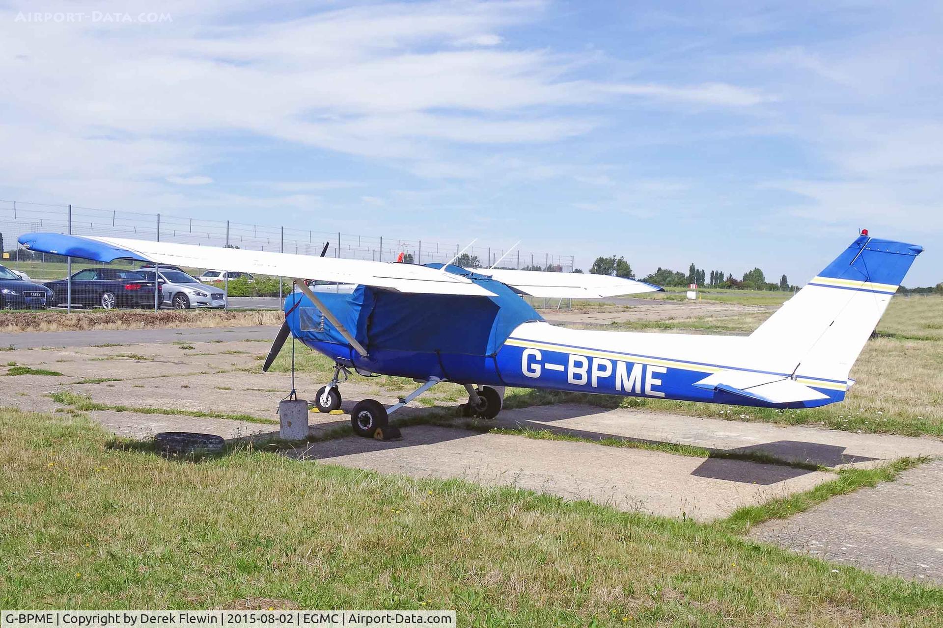 G-BPME, 1982 Cessna 152 C/N 152-85585, Cessna 152, London Southend Airport based, previously N94021, seen parked up.
