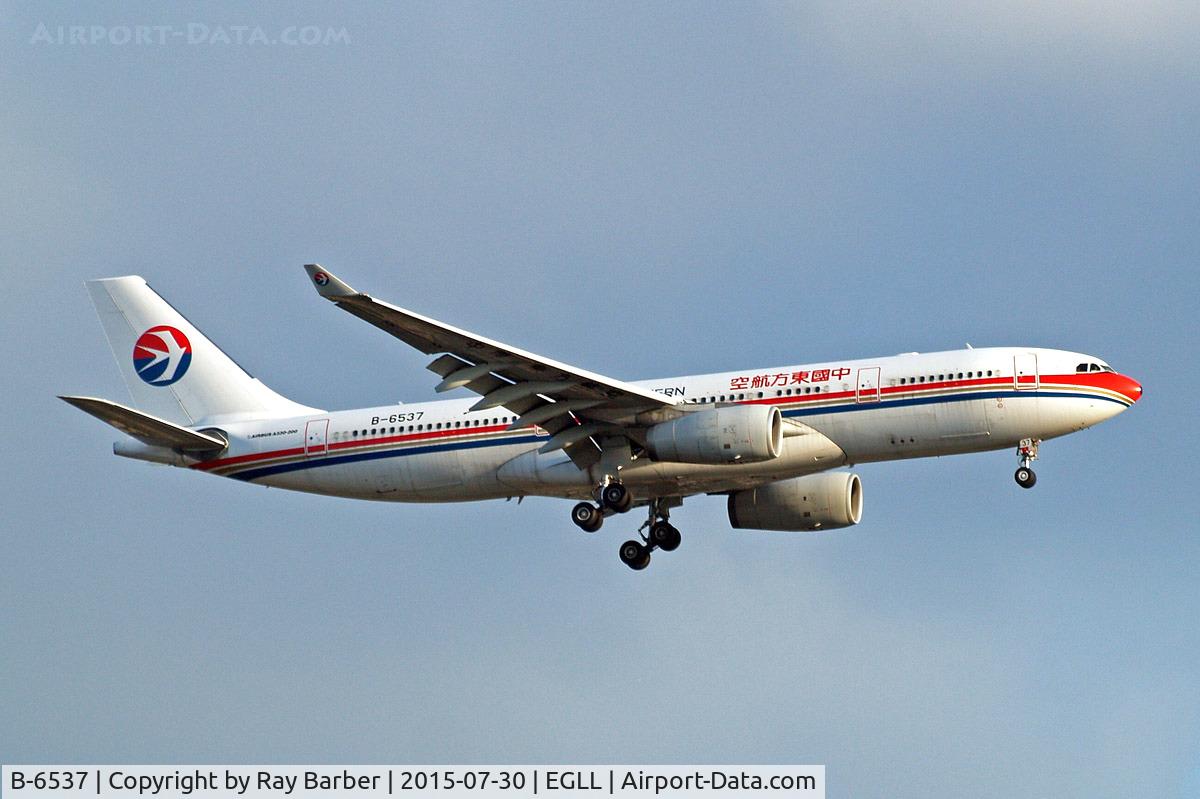B-6537, 2011 Airbus A330-243 C/N 1262, Airbus A330-243 [1262] (China Eastern Airlines) Home~G 30/07/2015