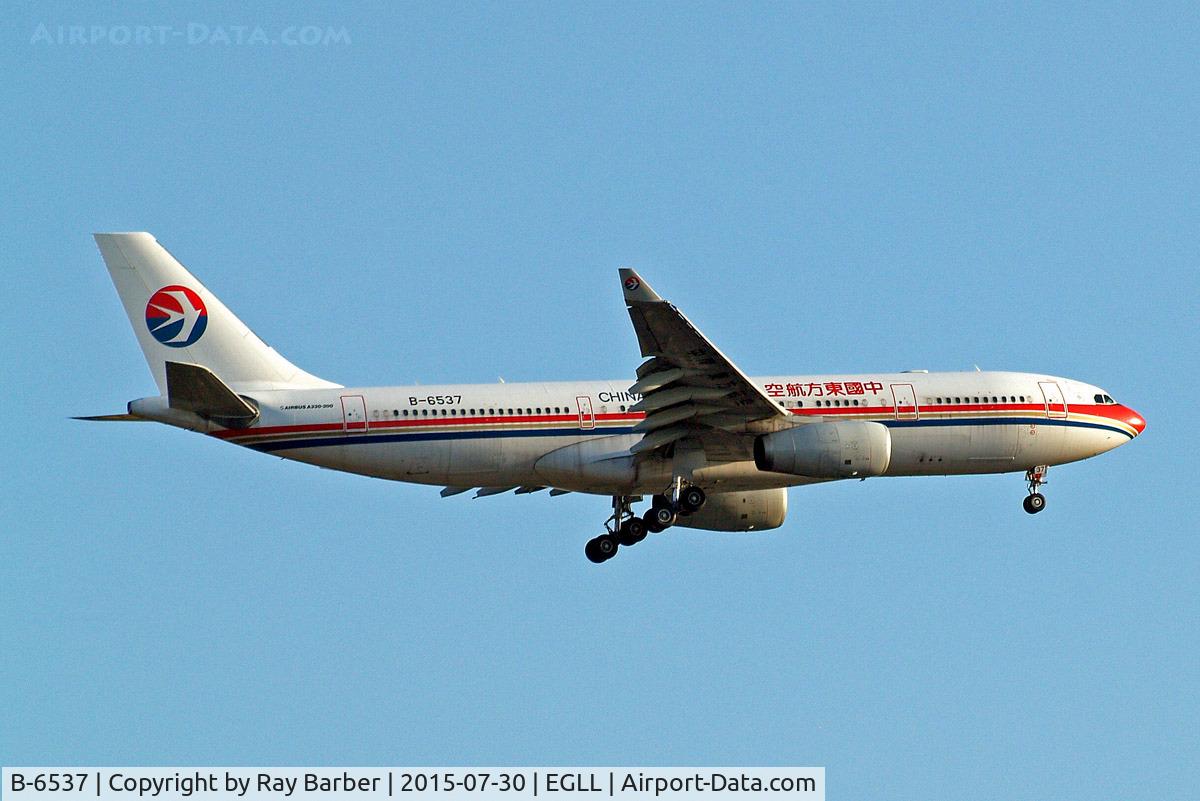 B-6537, 2011 Airbus A330-243 C/N 1262, Airbus A330-243 [1262] (China Eastern Airlines) Home~G 30/07/2015