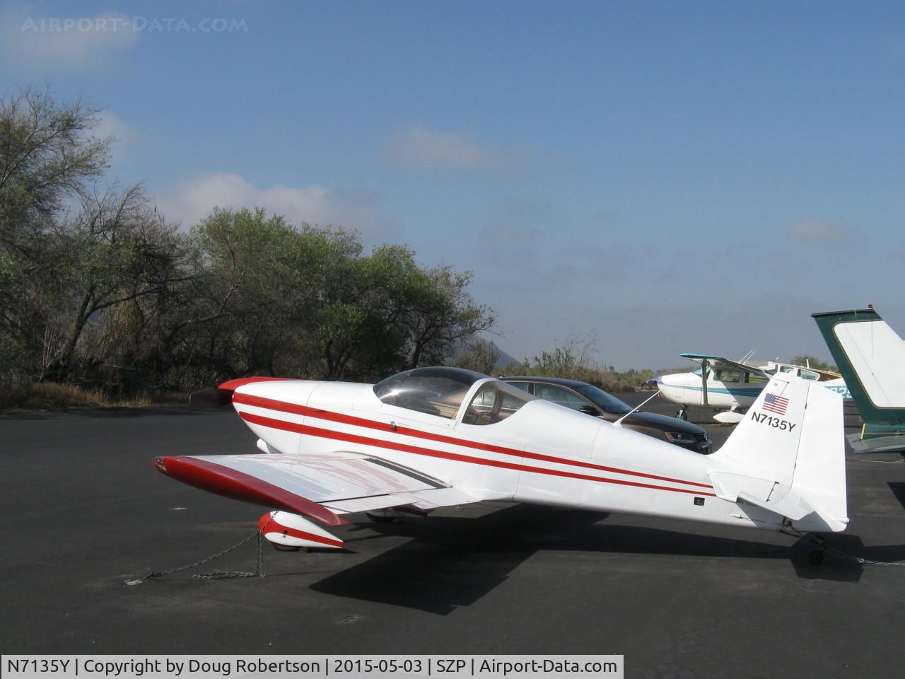 N7135Y, Vans RV-6 C/N 20210, Pederson VAN's RV-6
