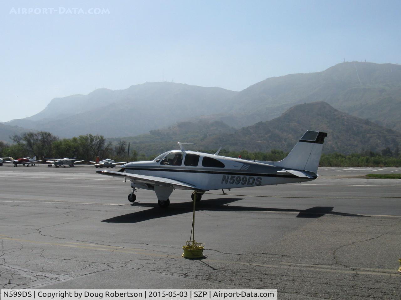 N599DS, 1967 Beech E33A Bonanza C/N CE-182, `1967 Beech E33A BONANZA, Continental IO-520 285 Hp, taxi