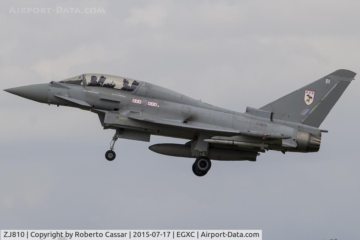 ZJ810, Eurofighter EF-2000 Typhoon T1 C/N 0033/BT011, Coningsby