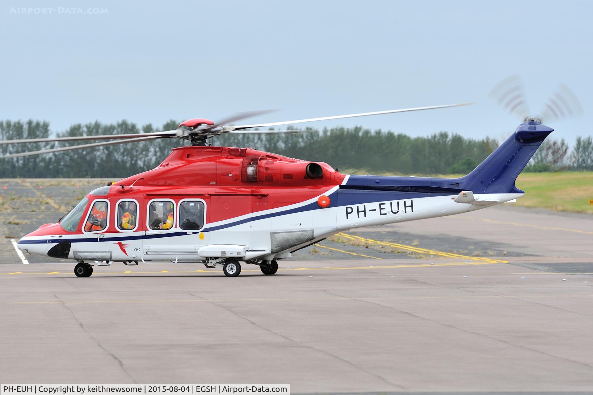 PH-EUH, 2013 AgustaWestland AW-139 C/N 31431, Nice Visitor.