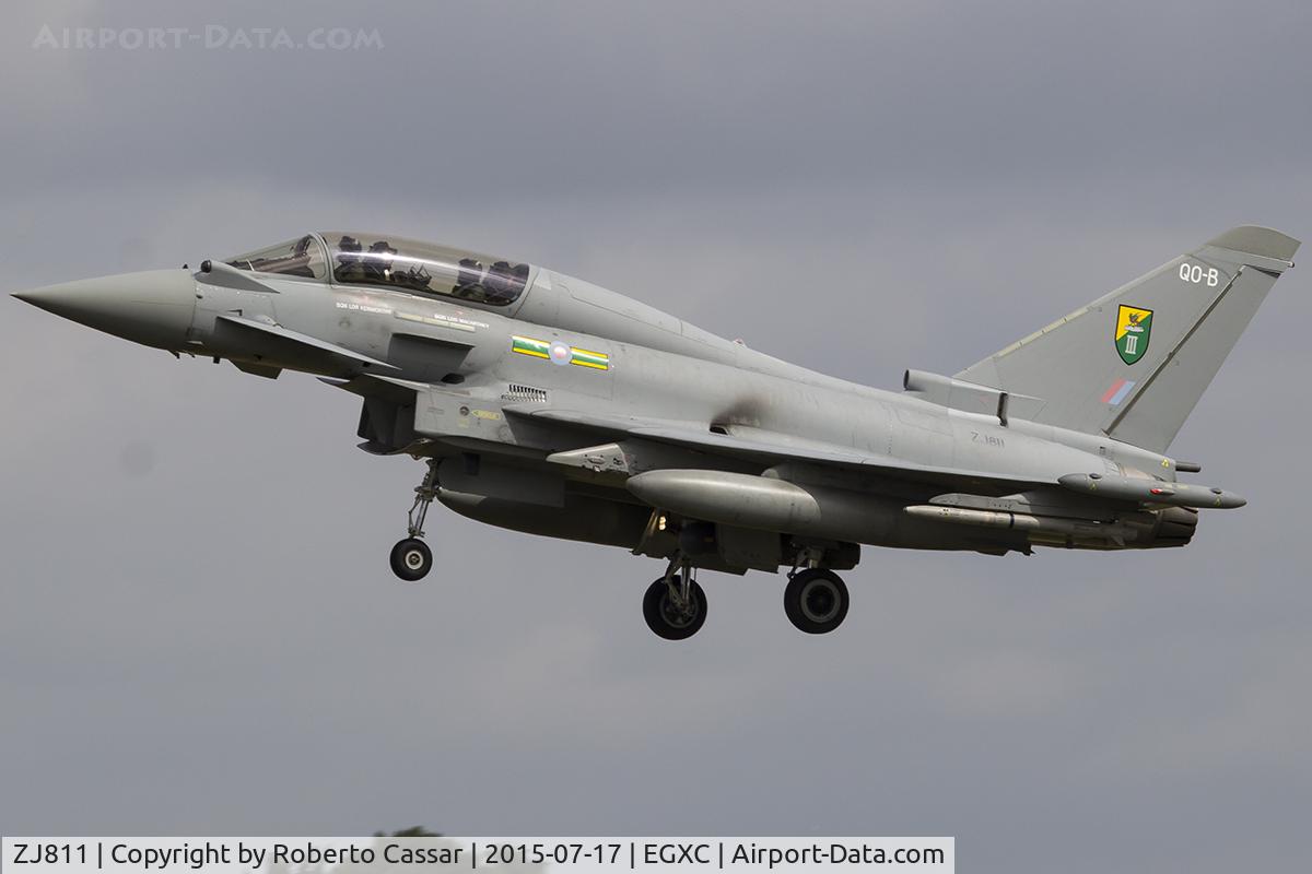 ZJ811, 2005 Eurofighter EF-2000 Typhoon T3 C/N 0049/BT012, Coningsby