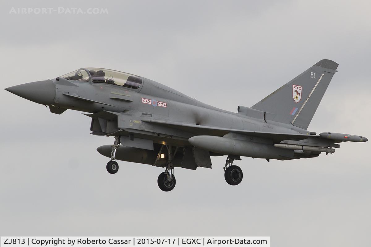 ZJ813, 2005 Eurofighter EF-2000 Typhoon T1 C/N 0091/BT014, Coningsby