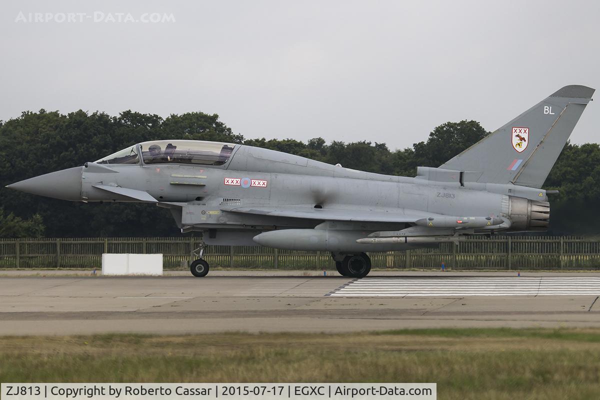 ZJ813, 2005 Eurofighter EF-2000 Typhoon T1 C/N 0091/BT014, Coningsby