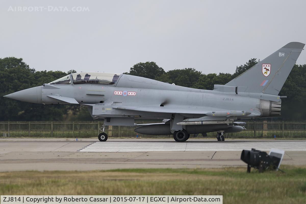 ZJ814, Eurofighter EF-2000 Typhoon T3 C/N 0113/BT015, Coningsby