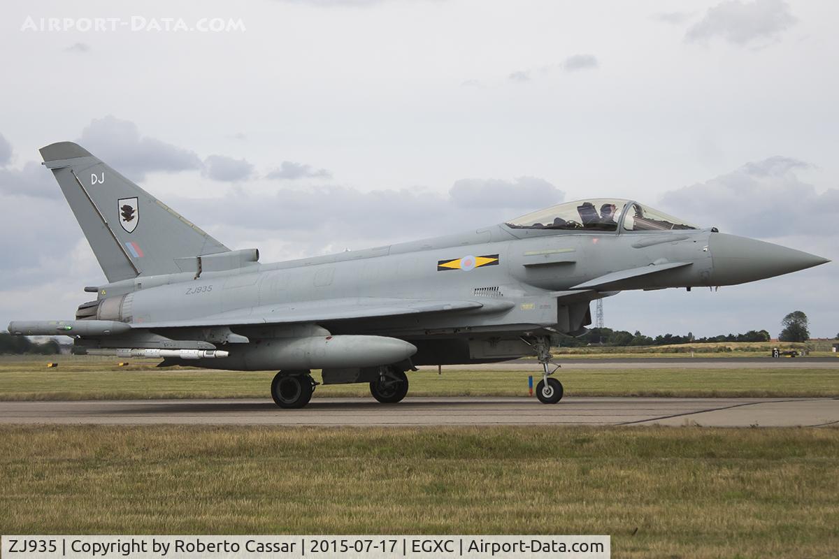 ZJ935, 2006 Eurofighter EF-2000 Typhoon FGR4 C/N 0115/BS026, Coningsby