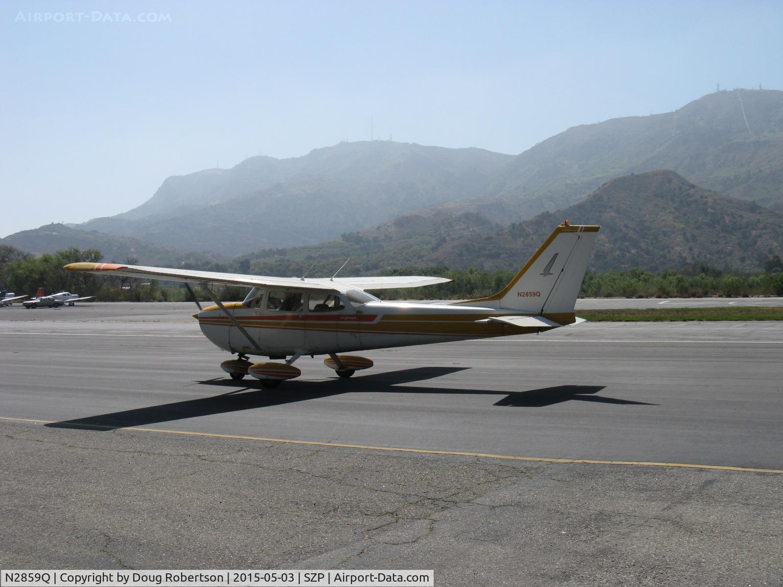 N2859Q, 1971 Cessna 172L C/N 17259859, 1971 Cessna 172L SKYHAWK, Lycoming O-320-E2D 150 Hp, taxi