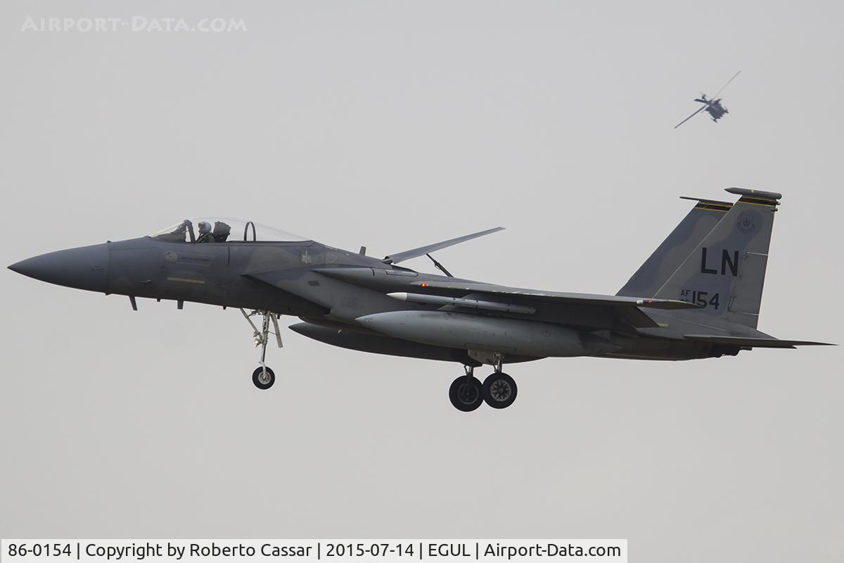 86-0154, 1986 McDonnell Douglas F-15C Eagle C/N 1001/C382, Lakenheath
