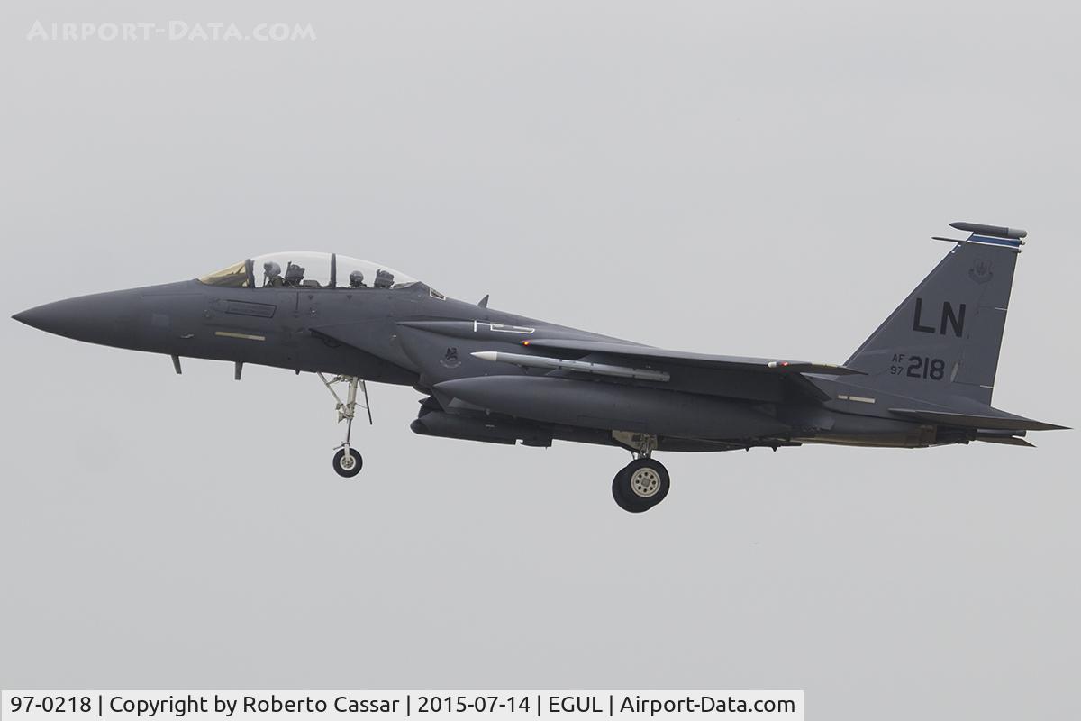 97-0218, 1997 McDonnell Douglas F-15E Strike Eagle C/N 1347/E217, Lakenheath