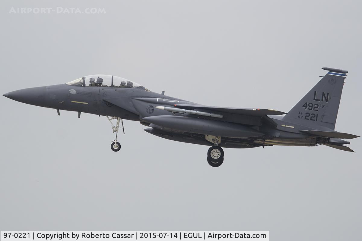 97-0221, 1997 McDonnell Douglas F-15E Strike Eagle C/N 1359/E220, Lakenheath