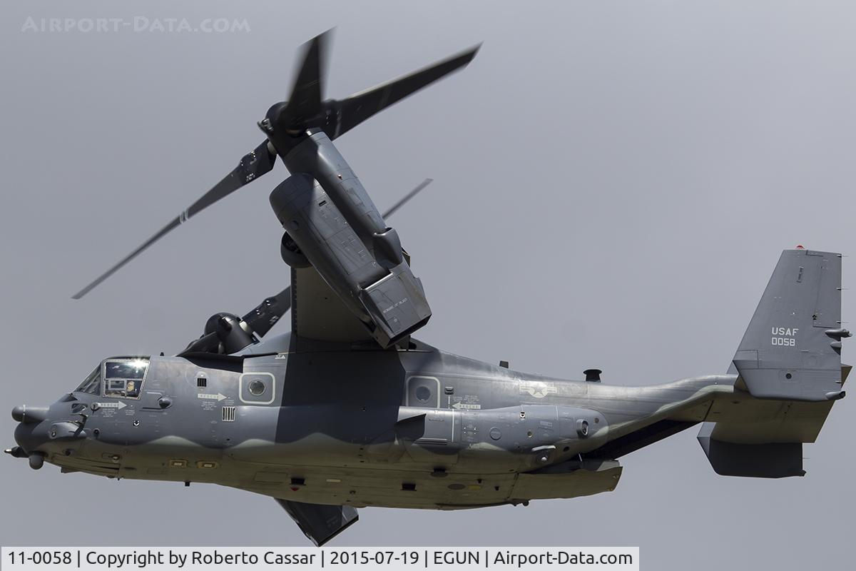 11-0058, 2011 Bell-Boeing CV-22B Osprey C/N D1037, Mildenhall