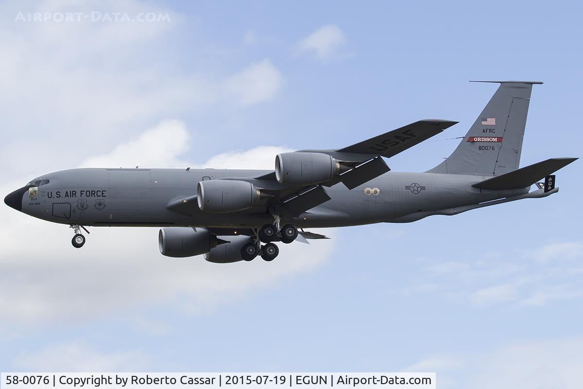 58-0076, 1958 Boeing KC-135R Stratotanker C/N 17821, Mildenhall