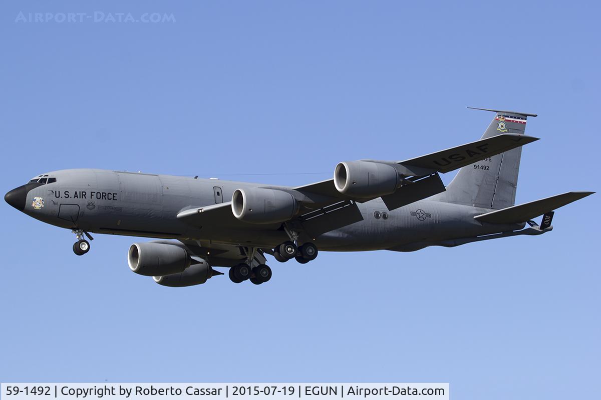 59-1492, 1959 Boeing KC-135R Stratotanker C/N 17980, Mildenhall