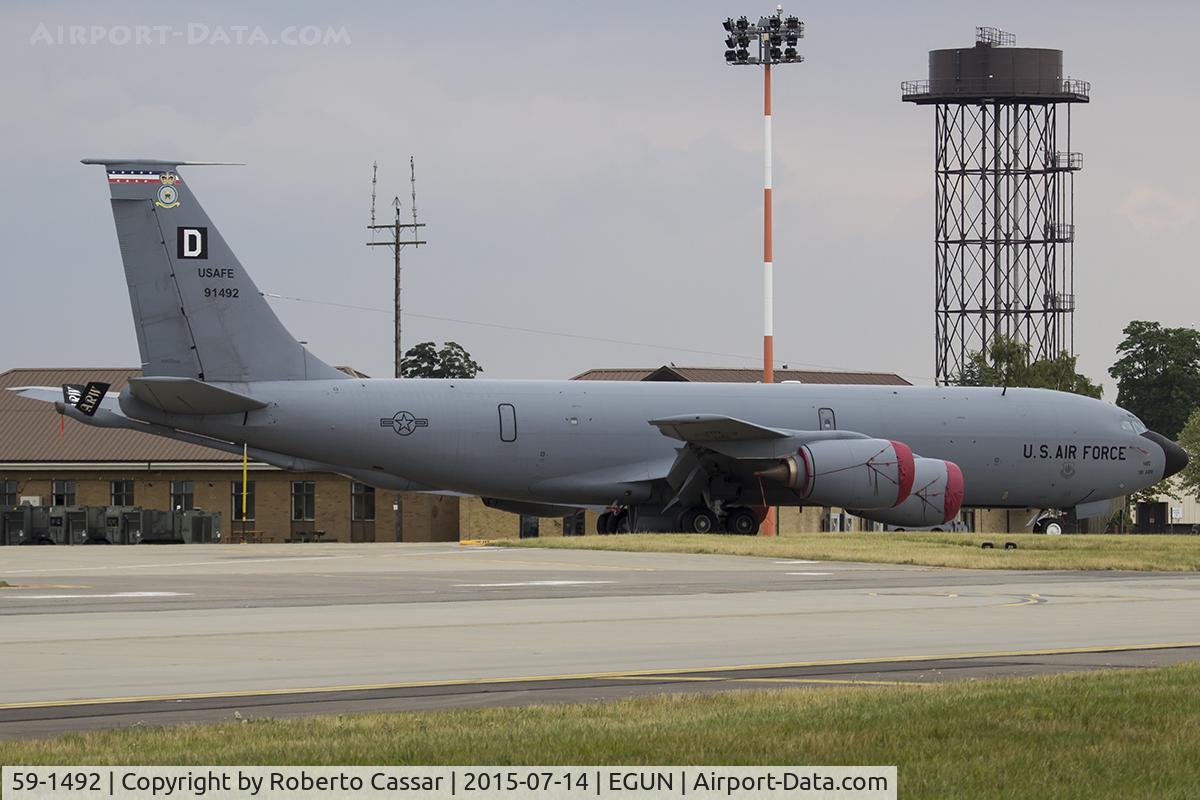 59-1492, 1959 Boeing KC-135R Stratotanker C/N 17980, Mildenhall