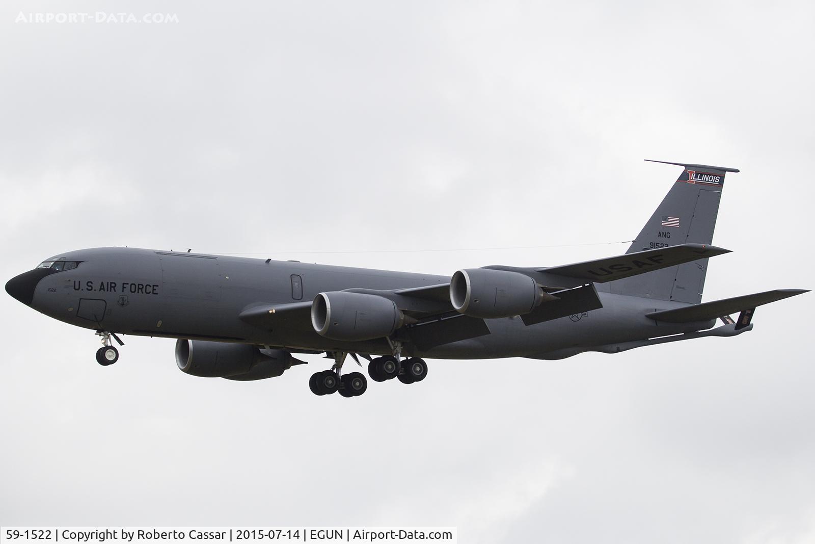 59-1522, 1959 Boeing KC-135R Stratotanker C/N 18010, Mildenhall