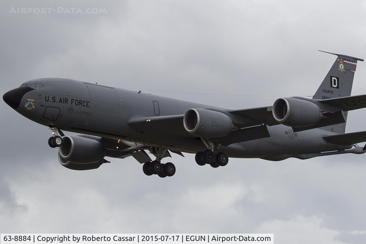 63-8884, 1963 Boeing KC-135R Stratotanker C/N 18732, Mildenhall