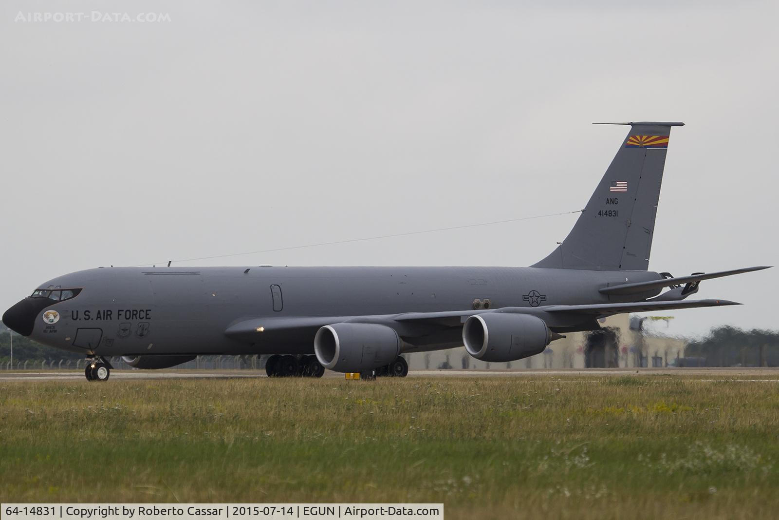 64-14831, 1964 Boeing KC-135R Stratotanker C/N 18771, Mildenhall