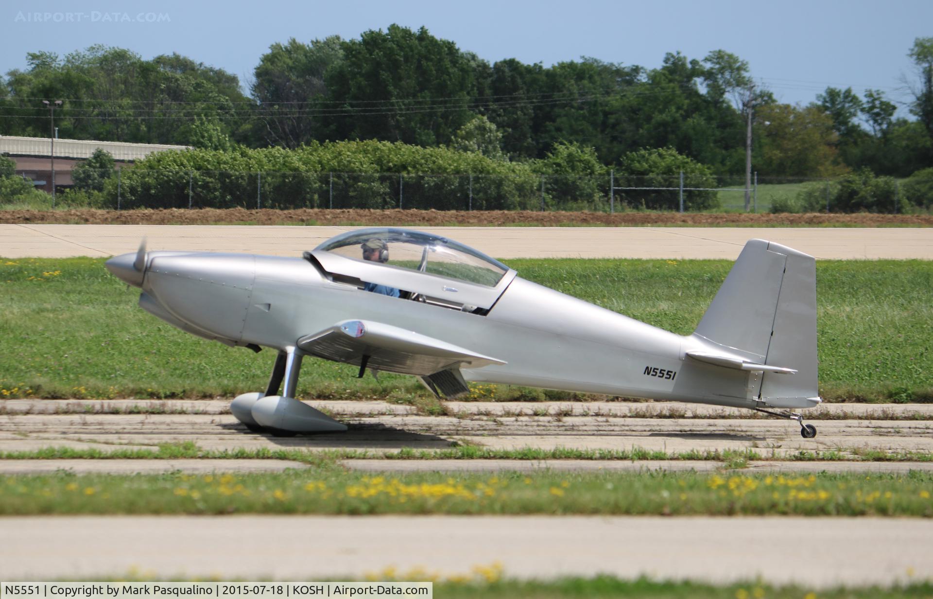 N5551, 2010 Vans RV-8 C/N 82605, Vans RV-8