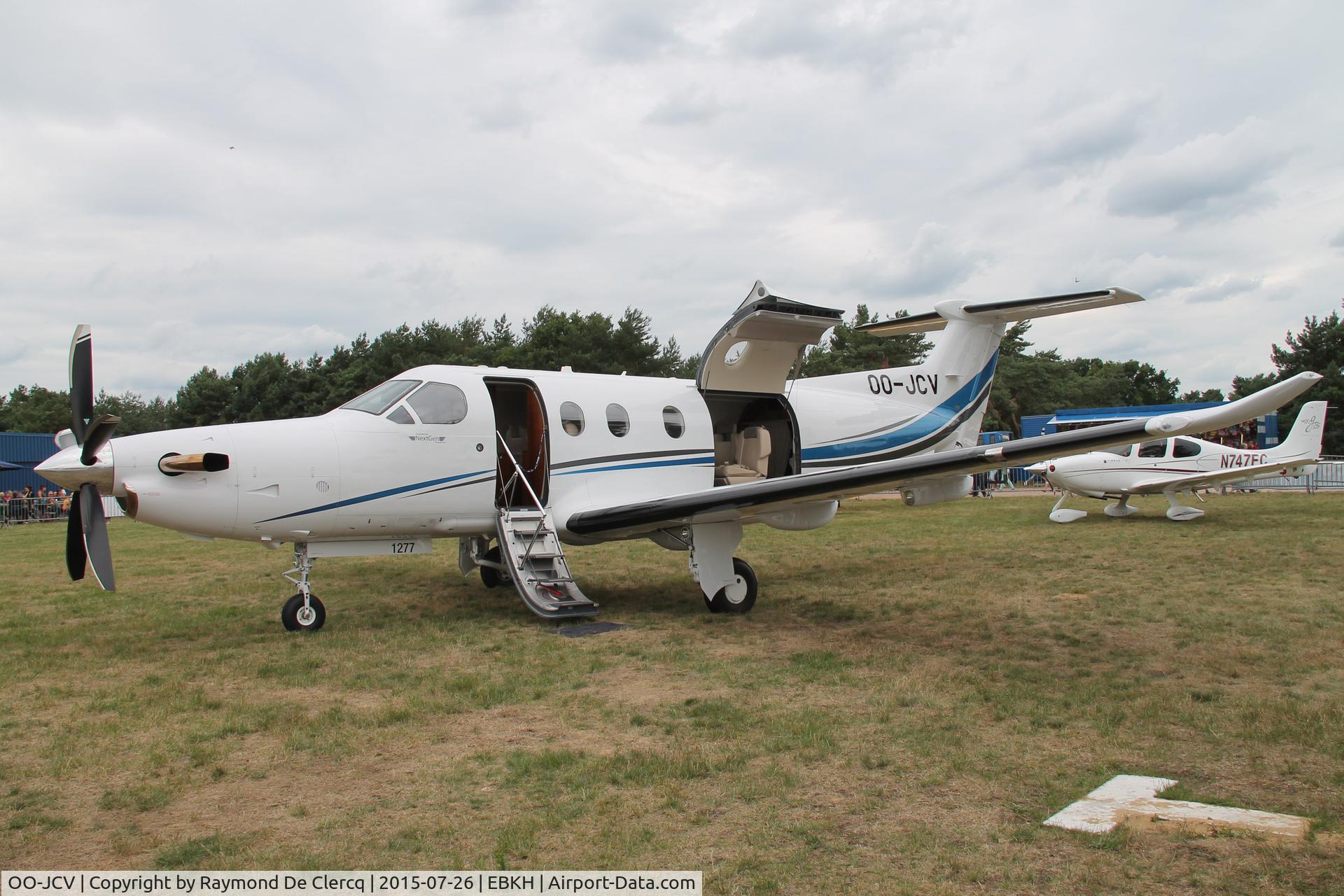 OO-JCV, 2011 Pilatus PC-12/47E C/N 1277, Keiheuvel fly-in 2015.