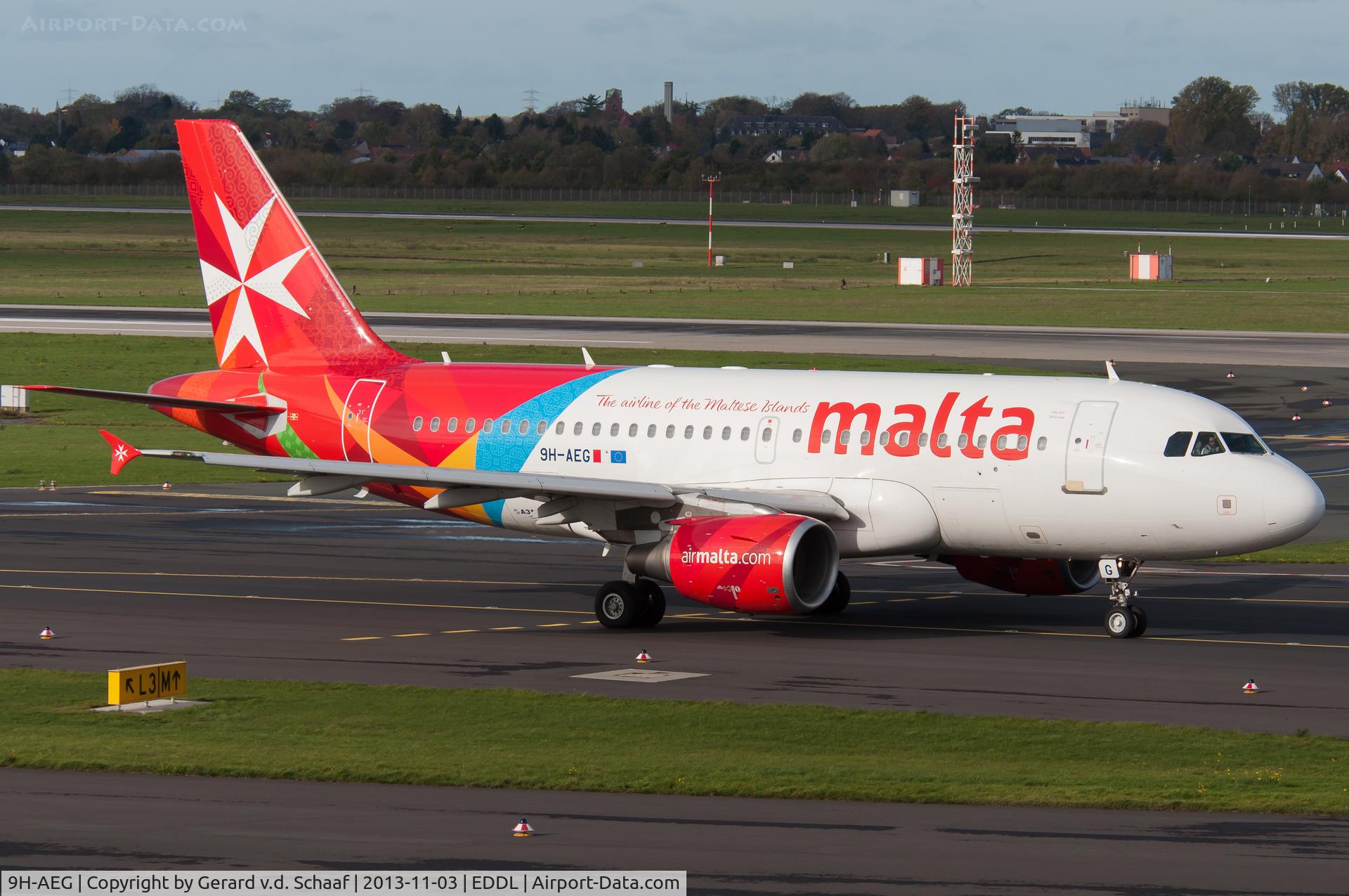 9H-AEG, 2003 Airbus A319-112 C/N 2113, Düsseldorf, November 2013