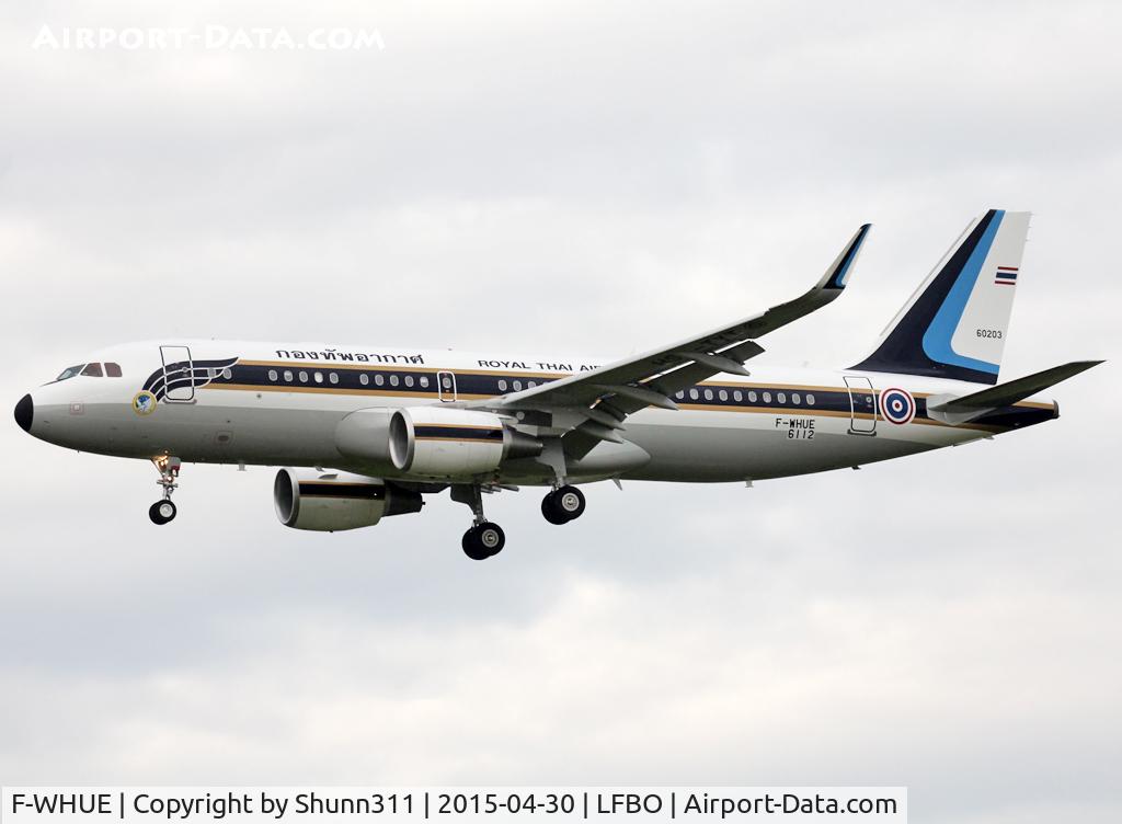 F-WHUE, 2014 Airbus ACJ320 (A320-214/CJ) C/N 6112, C/n 6112 - To be HS-TYT