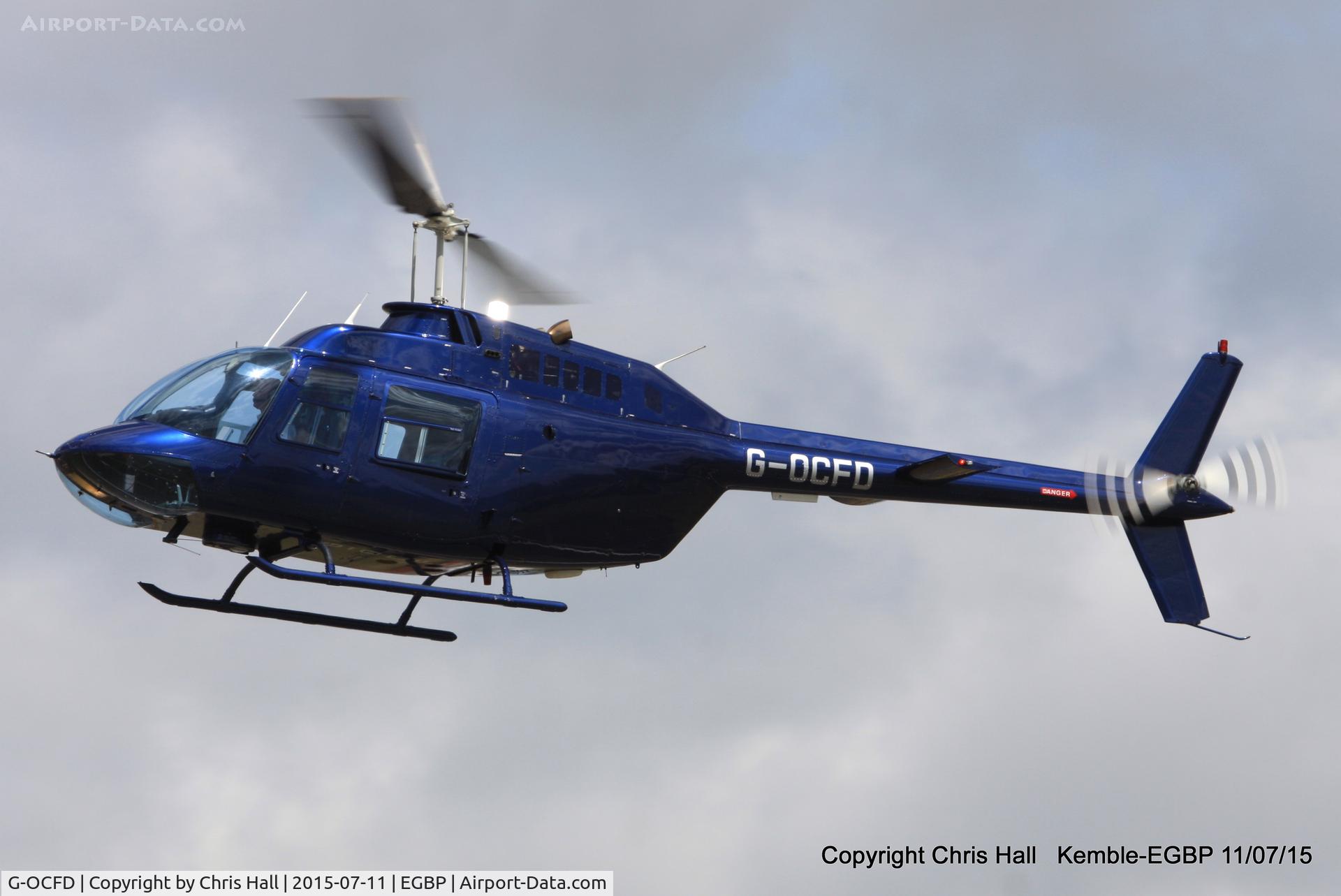 G-OCFD, 1980 Bell 206B JetRanger III C/N 3165, Rushmere Helecopters