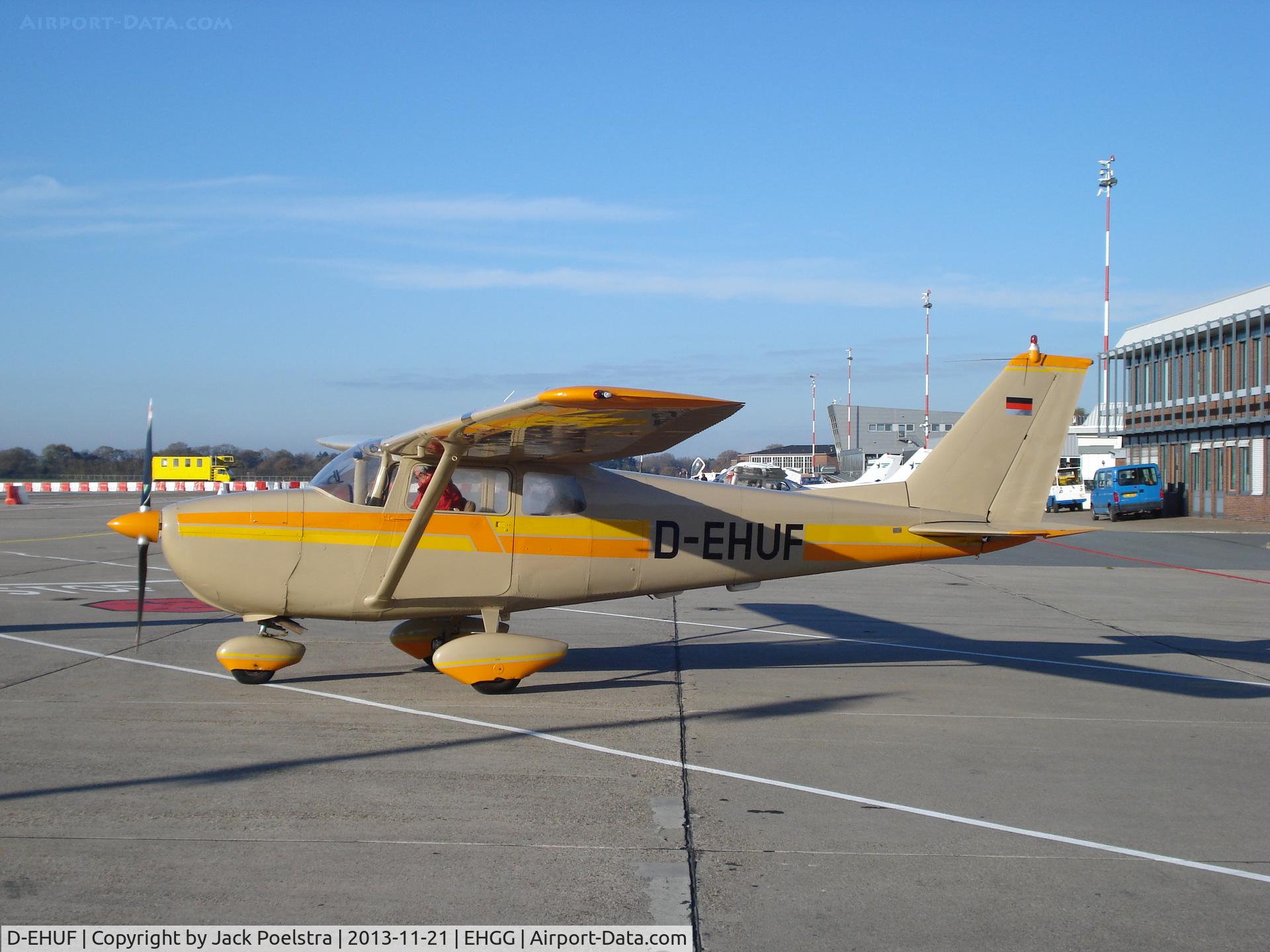 D-EHUF, 1959 Cessna 175A Skylark Skylark C/N 56285, At ramp of GRQ