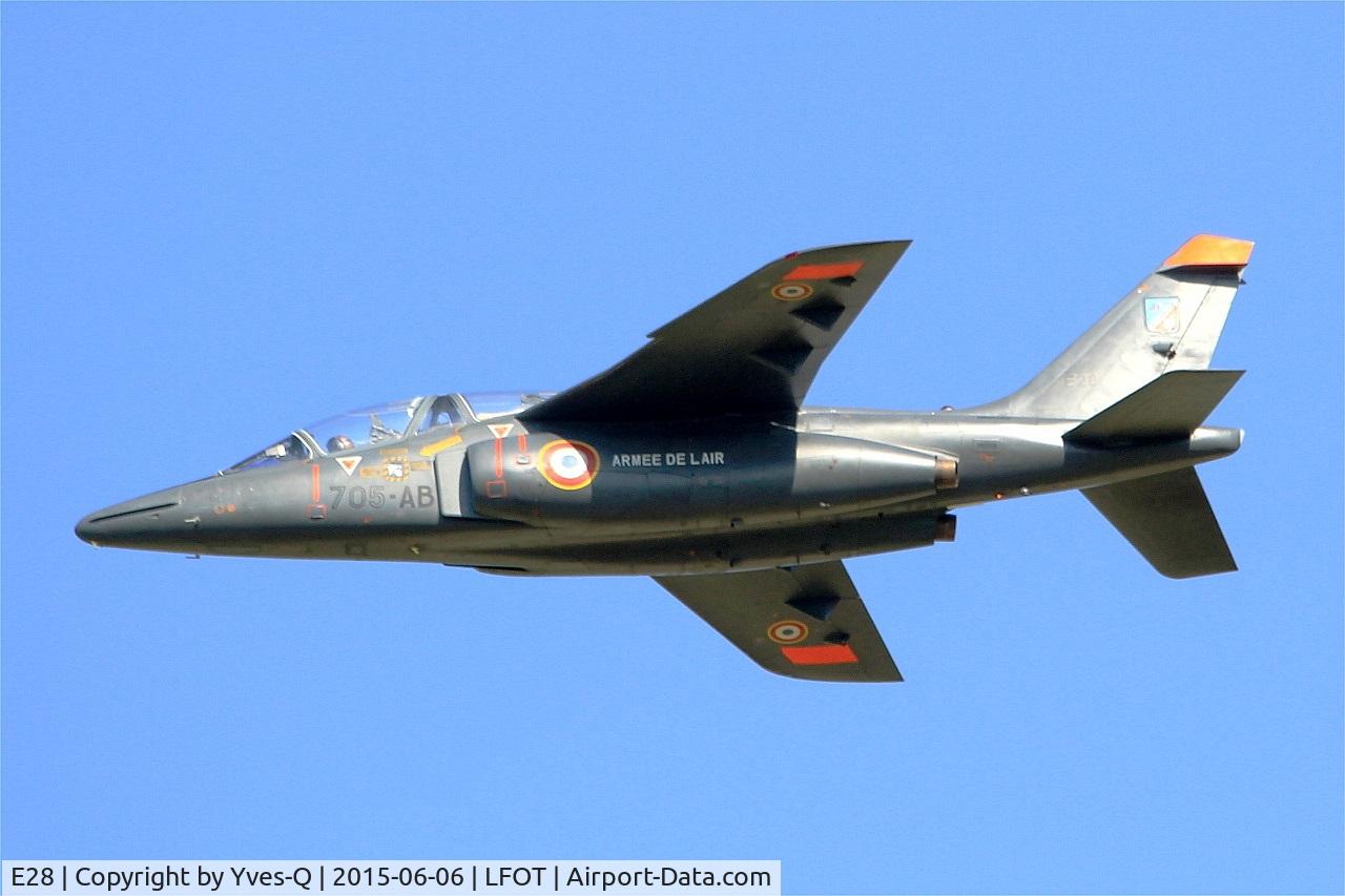 E28, Dassault-Dornier Alpha Jet E C/N E28, Dassault-Dornier Alpha Jet E, On display, Tours Air Base 705 (LFOT-TUF) Air show 2015