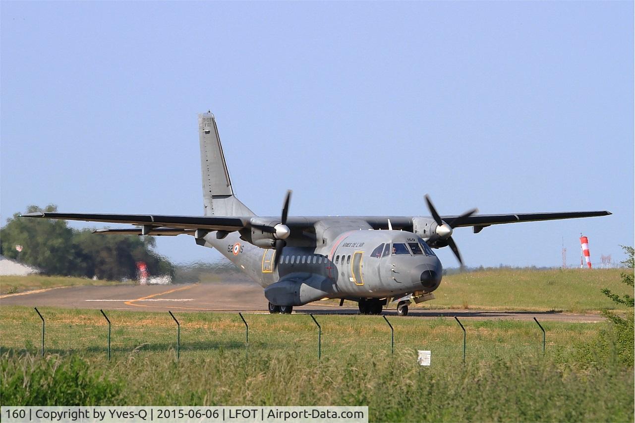 160, Airtech CN-235-200M C/N C160, Airtech CN-235-200M, Taxiing to holding point rwy 02, Tours Air Base 705 (LFOT-TUF) Air show 2015