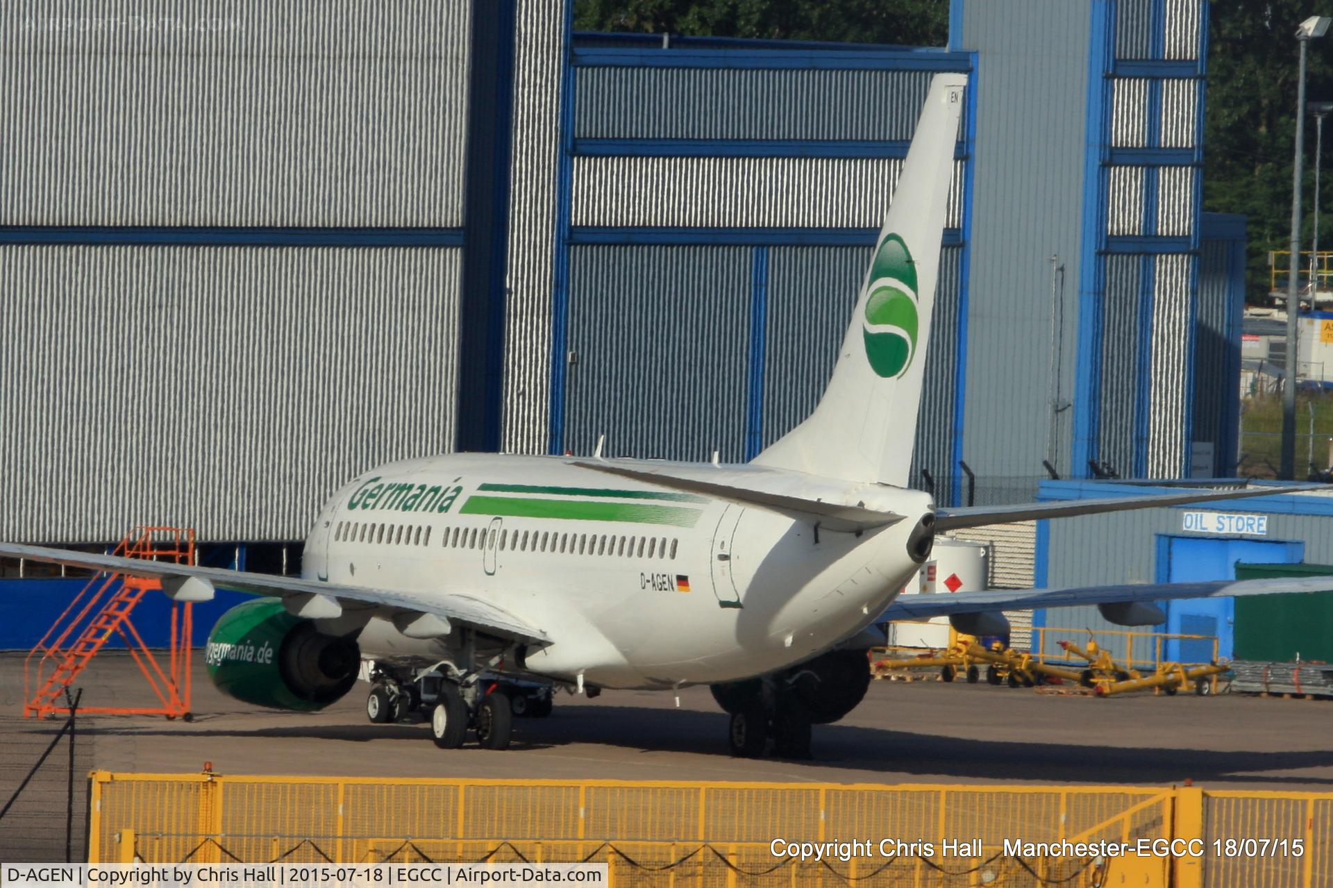 D-AGEN, 1998 Boeing 737-75B C/N 28100, Germania