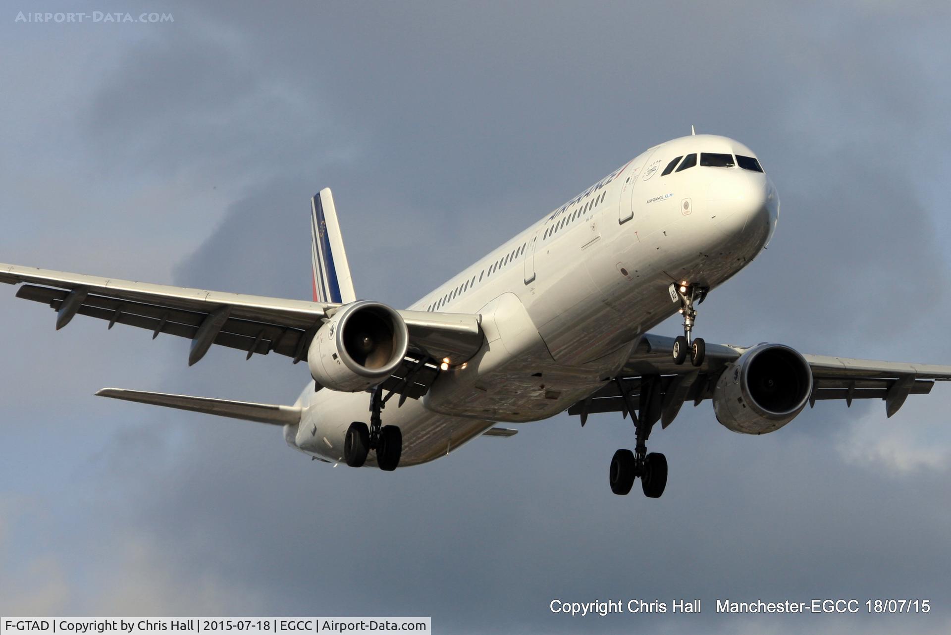 F-GTAD, 1998 Airbus A321-211 C/N 0777, Air France